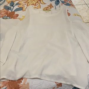 White off the shoulder top